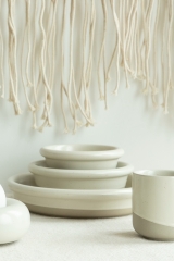 Minimalism Double Walled Plates Design Tableware Collection