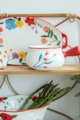 New Country Style Floral Decal Cookware