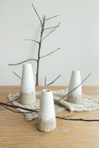 Elegant Crackle Glaze Vase Collection