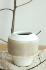 Crackle Glaze Facial Shape Vase Collection