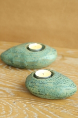 Moss Green Vase and Candle Holder Collection