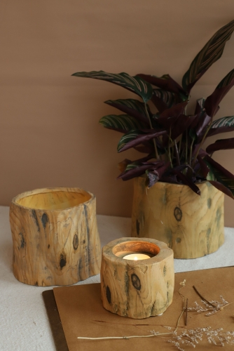 Natural Vibe Ceramic Planters and Candleholders
