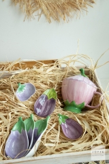 Vibrant Vegetable Shaped Tableware Collection