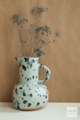 Dusty Cold Green Splashed Dinnerware Collection