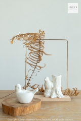 Artistic Style Pure White Crackle Glazed Vases