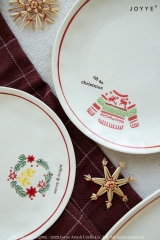 Simple Handmade Christmas Tableware Collection