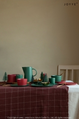 Christmas Red and Green Matte Tableware Collection