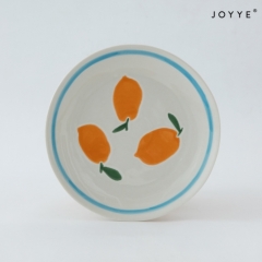Hand-Painted Fruits Ceramic Dinnerware
