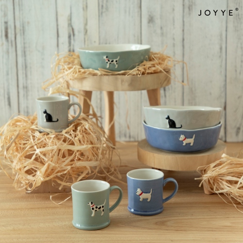 Lovely Embossed Pet Ceramic Dinnerware