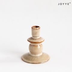 Colorful Multi-crafts Geometric Stacking Ceramic Candle Holders