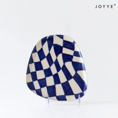 Playful Irregular Checker Tableware