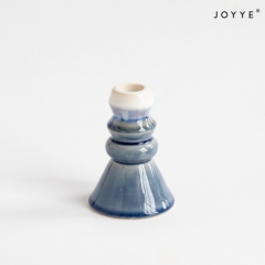 Colorful Multi-crafts Geometric Stacking Ceramic Candle Holders