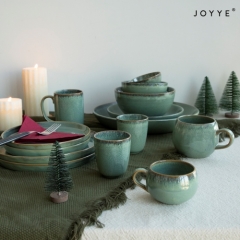 The Jade Green Christmas Mugs