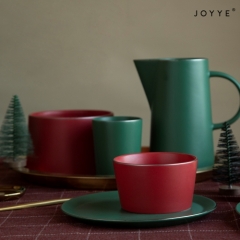 The Christmas Red and Green Matte Mugs