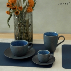 The Matte Blue Dinnerware Collection