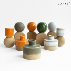 Retro Jade Candleholders and Planters