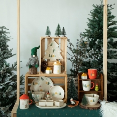 The Christmas Hand-painted Ceramic Tableware Collection by Joyye