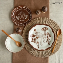 The Mushroom-themed Ceramic Dinnerware Collection by Joyye