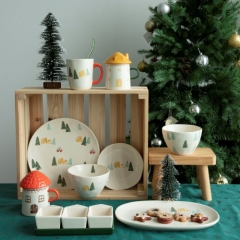 The Christmas Hand-painted Ceramic Tableware Collection by Joyye