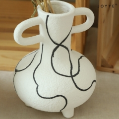 The Minimalist White Matte Ceramic Vase Collection by Joyye