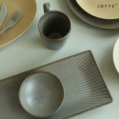 The Asian-style Autumn Matte Debossed Tableware Collection by Joyye