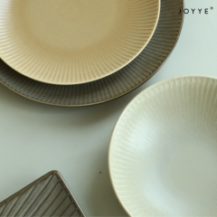 The Asian-style Autumn Matte Debossed Tableware Collection by Joyye