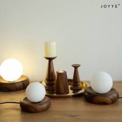 The Vintage Wood Grain Lamp Base and Candle Holders