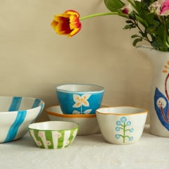The Romantic Hand-painted Flowers Tableware Collection by Joyye