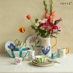 The Romantic Hand-painted Flowers Tableware Collection by Joyye