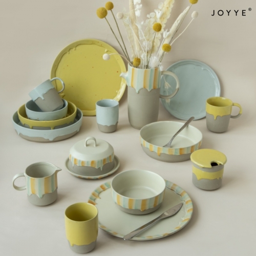 The Rainbow Hanging Glaze Tableware by Joyye