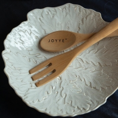 The Christmas Blue and White Debossed Tableware by Joyye
