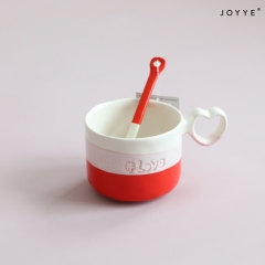The Romantic and Sweet Hand-painted Heart Mugs by Joyye