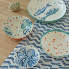 The Summer Seaside Daydream Hand-painted Tableware by Joyye