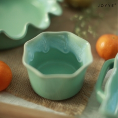 The Mint Green Lotus-Leaves Shaped Cookware Collection by Joyye