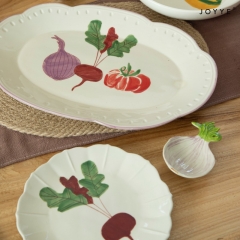 The Summer Fresh Garden Hand-painted Tableware by Joyye