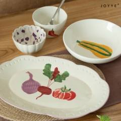 The Summer Fresh Garden Hand-painted Tableware by Joyye