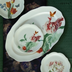 The Artistic Hand-painted Butterfly and Floral Tableware by Joyye