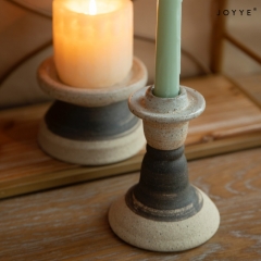 The Mystery Rich Brown Candle Holders by Joyye