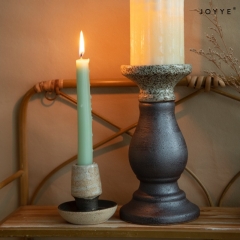 The Mystery Rich Brown Candle Holders by Joyye
