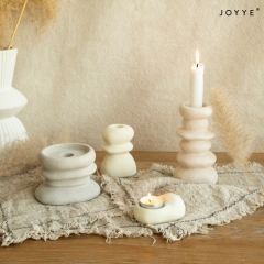 The Nordic Natural Style Vases and Candle Holders by Joyye