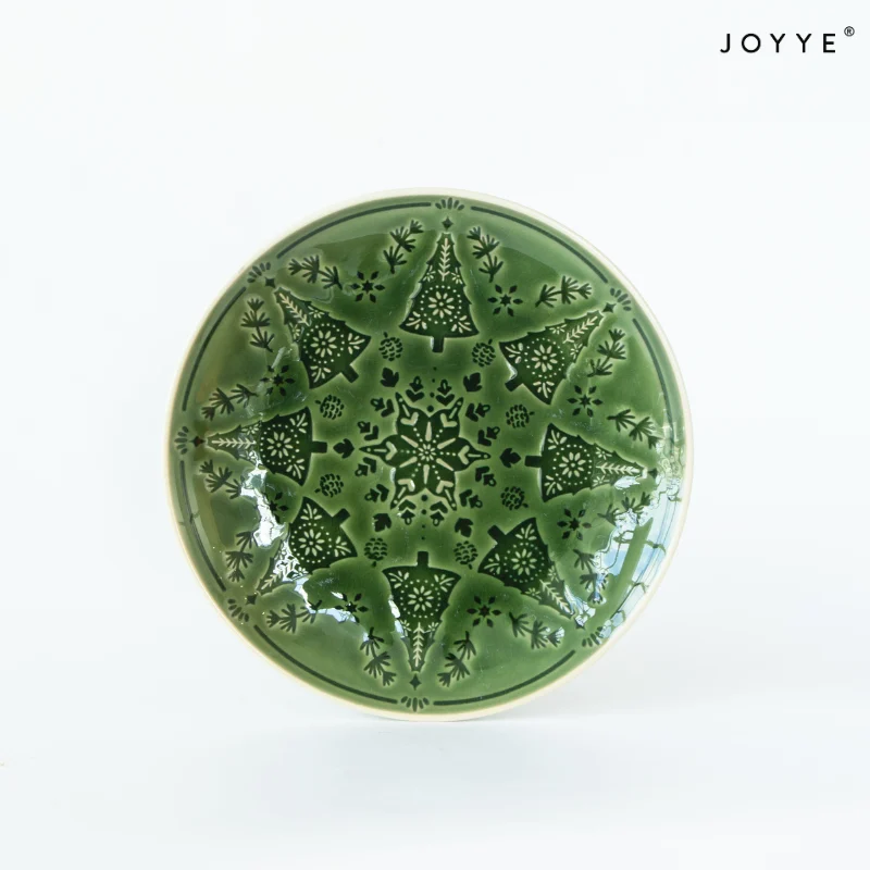 Christmas Ceramic Dinnerware Set Plates