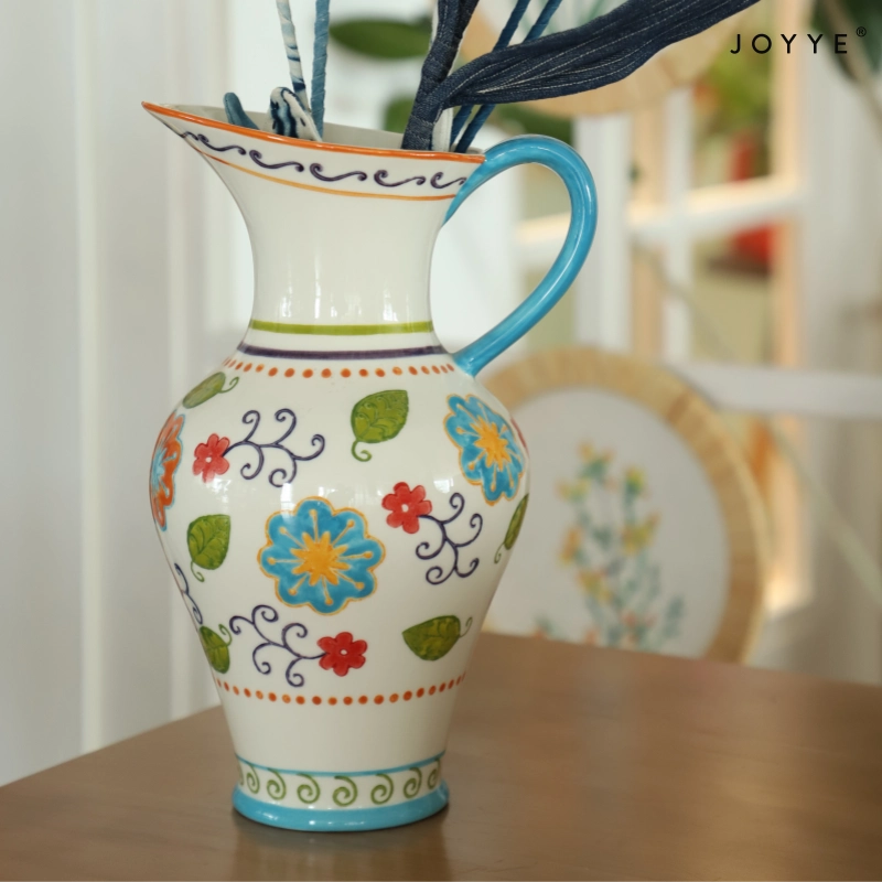 Ethnic-inspired Ceramic Vase
