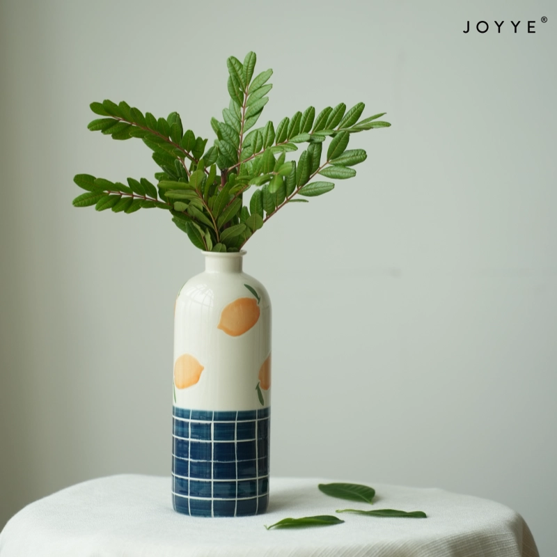 OEM Hand-Painted Fruit Ceramic Vases – Fresh & Cute Design