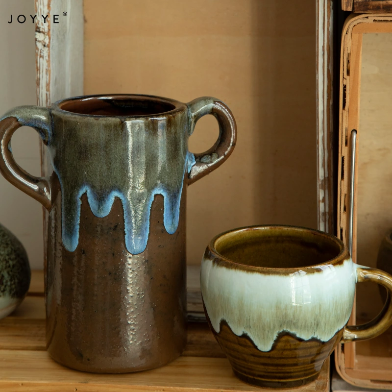 OEM Retro Chic Asian Style Ceramic Vases – Vintage-Inspired Home Décor