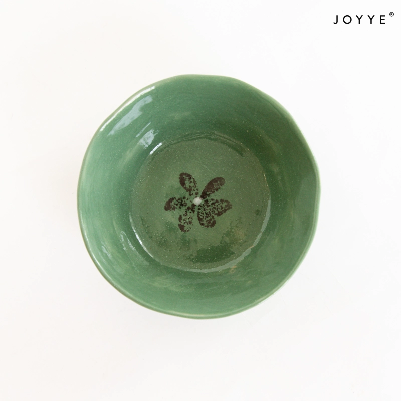 OEM Spring Hand-Painted Flower Stoneware Bowls