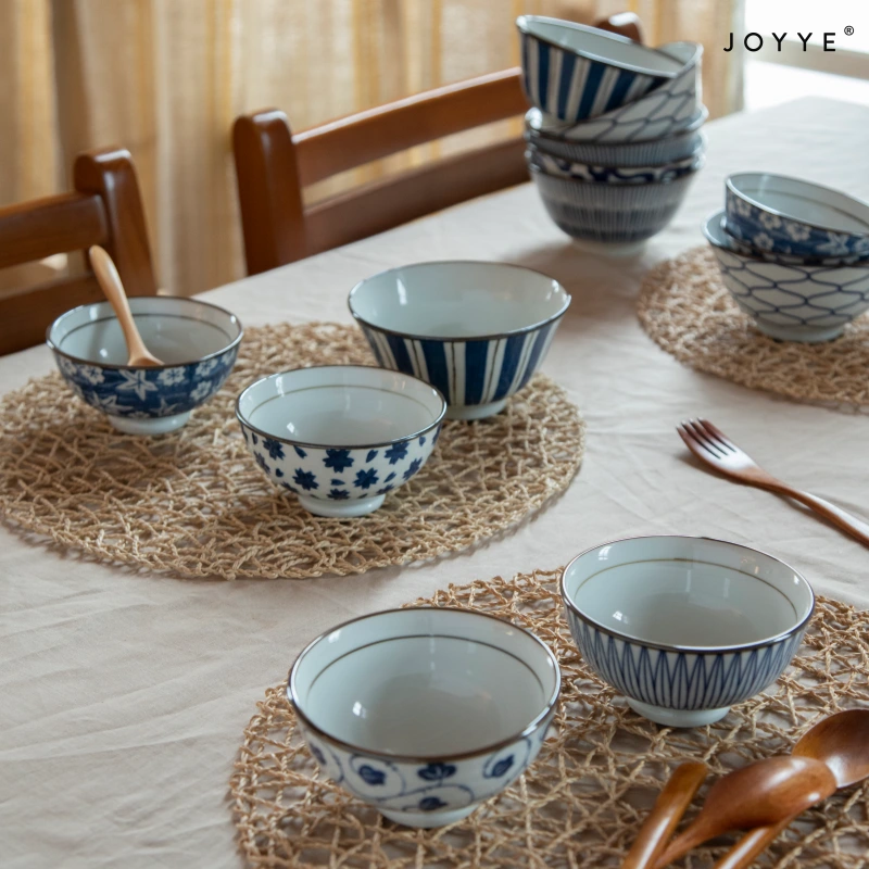 OEM Japanese Style Hand-Painted Ceramic Bowls