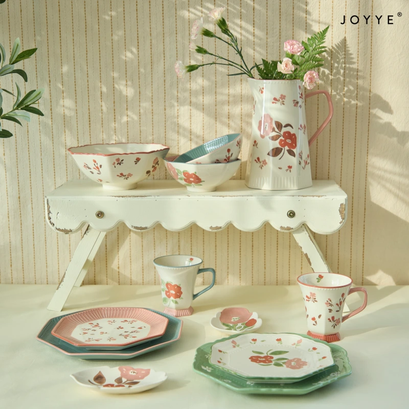 Hand-Painted Hexagon Ceramic Bowls Wholesale