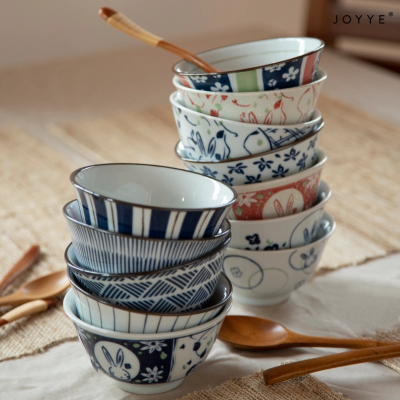 OEM Japanese Style Hand-Painted Ceramic Bowls