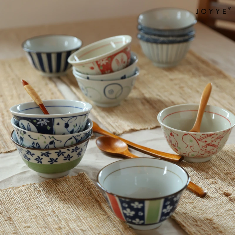 OEM Japanese Style Hand-Painted Ceramic Bowls