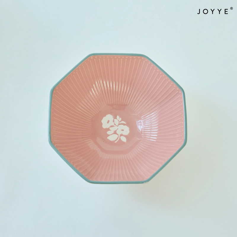 Hand-Painted Hexagon Ceramic Bowls Wholesale